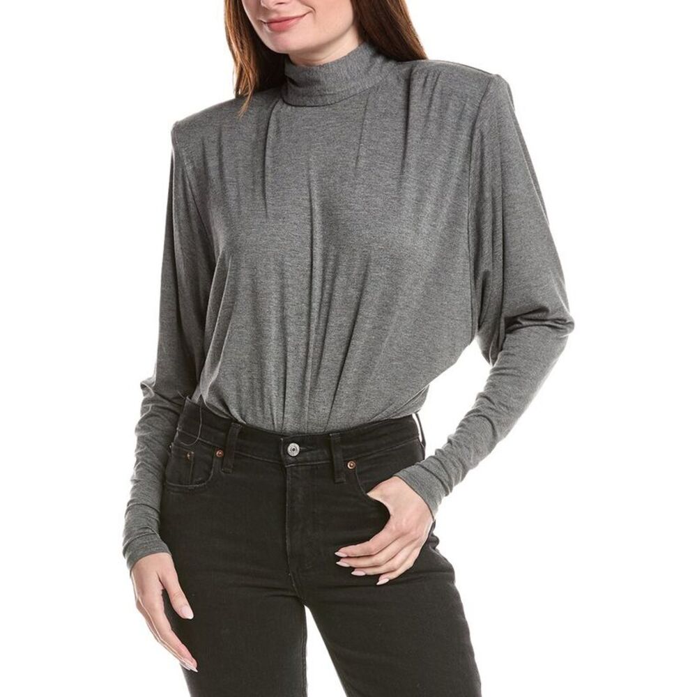 Ronny Kobo Womens  Bri Bodysuit, Gray